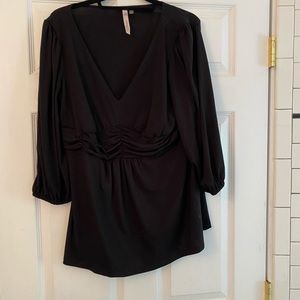 Black NY collection top, size 1X